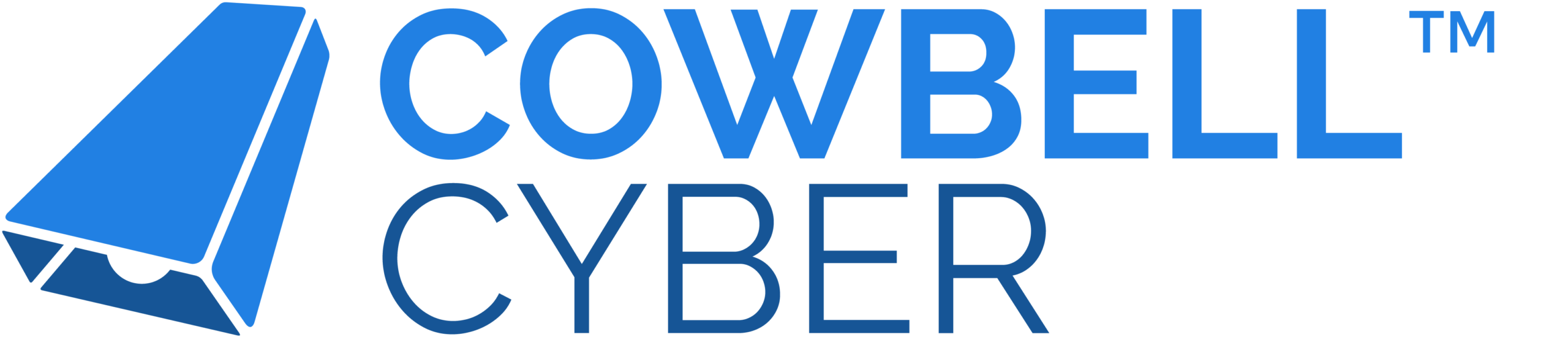 logotipo de cowbell cyber